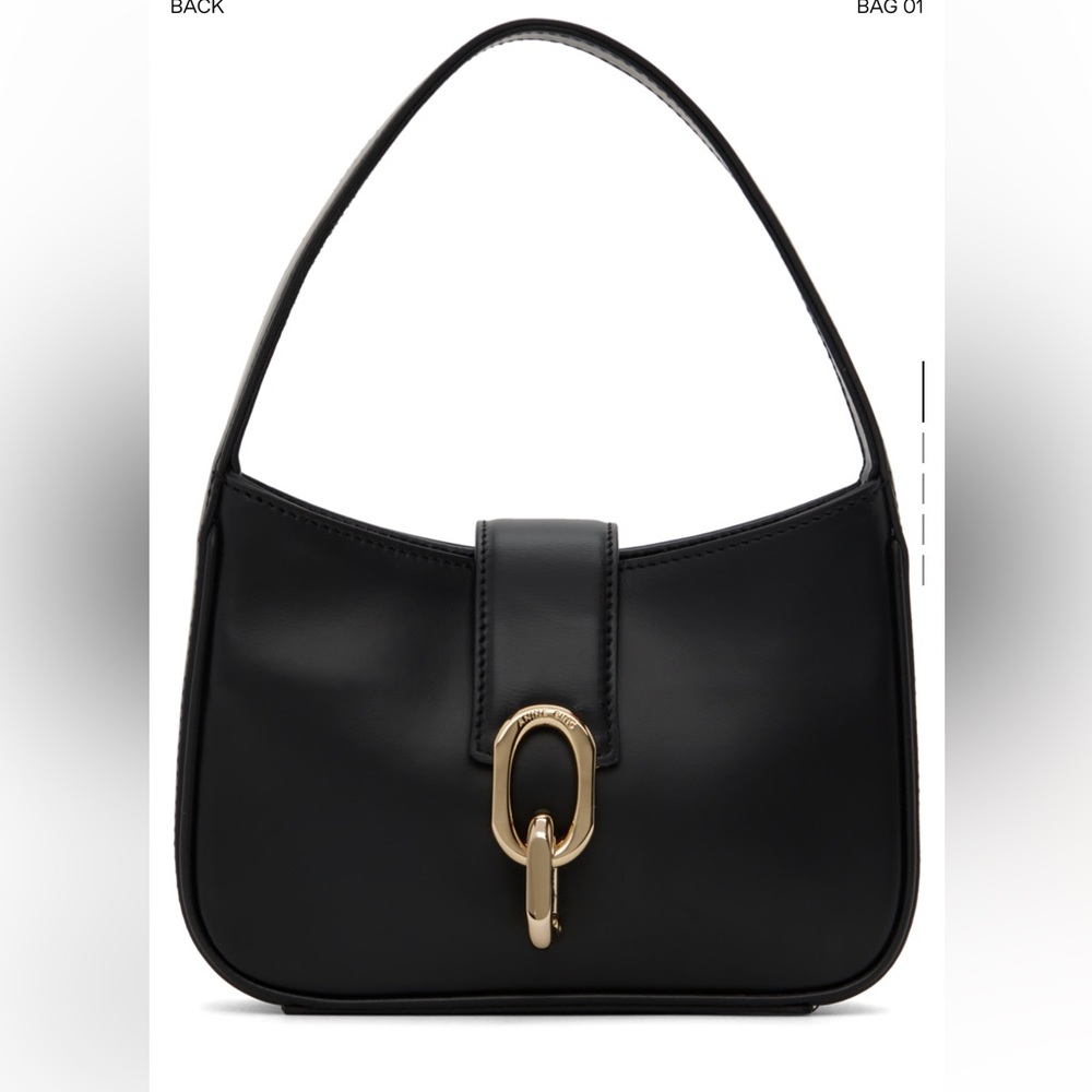 Anine Bing black mini cleo bag